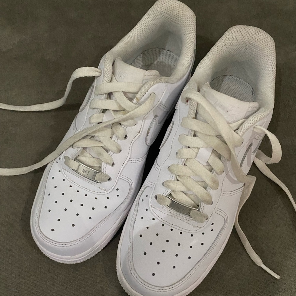 Nike AF1 women’s white sneaker.